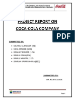 Coca-Cola customer preference report