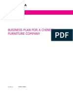 Business Plan For A Chinese Furniture Company: Author: Haodi Wang