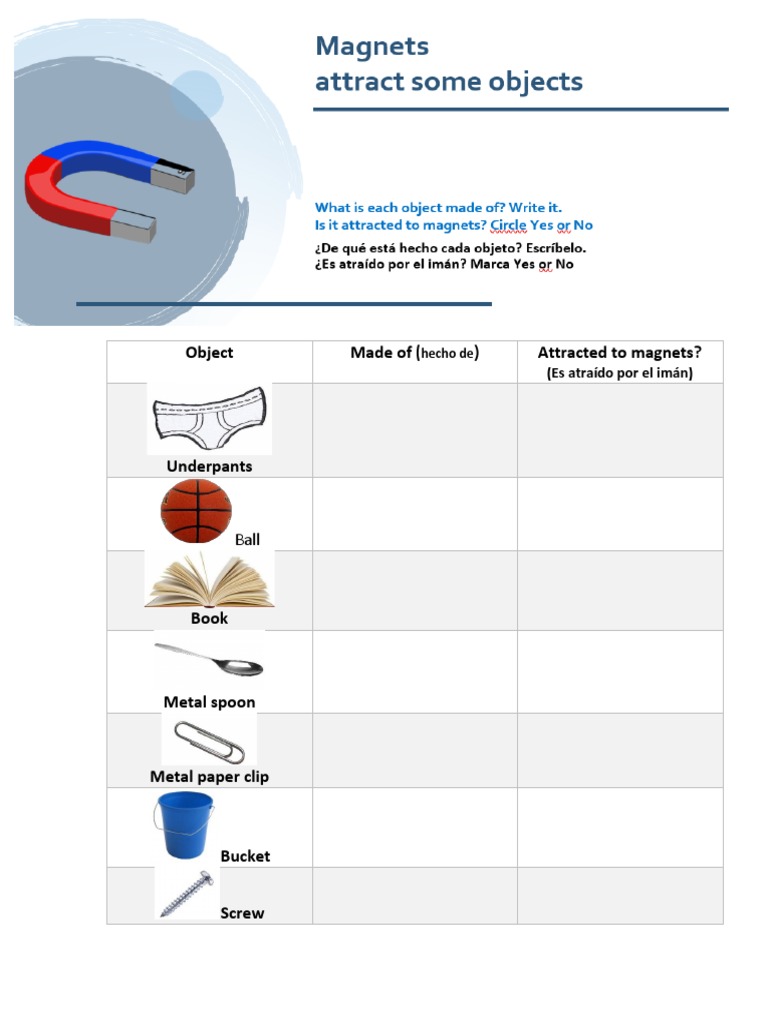 Magnetic Properties of Common Objects | PDF