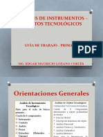 Análisis de Instrumentos - Objetos Tecnológicos