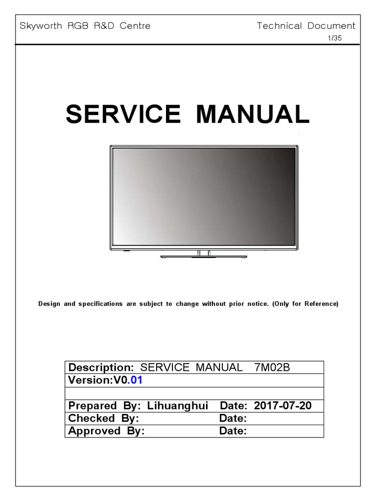 Service Manual 7m02b Broadcasting Electronics