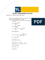 TALLER 1.3 Modelamiento de Canal
