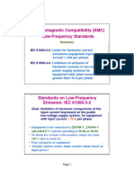 Electromagnetic Compatibility (EMC) Low-Frequency Standards: - Equipment To Be Connected To