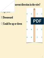 Current wire direction - up, down or both