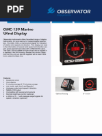 OMC-139 Marine Wind Display: Features