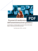 Processi Di Modernizzazione Dell'Amministrazione Pubblica