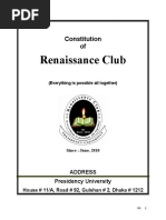 Constitution Renaissance Club