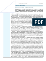 Decreto 31-2020 Modif Decreto 163-18 creación Observatorio Aragonés de Convivencia contra acoso escolar
