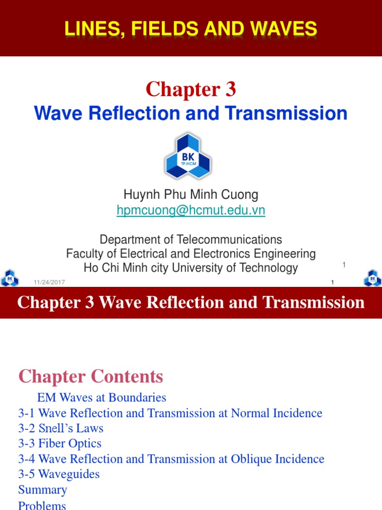Wave Reflection and Transmission in Physics | PDF | Polarization (Waves ...
