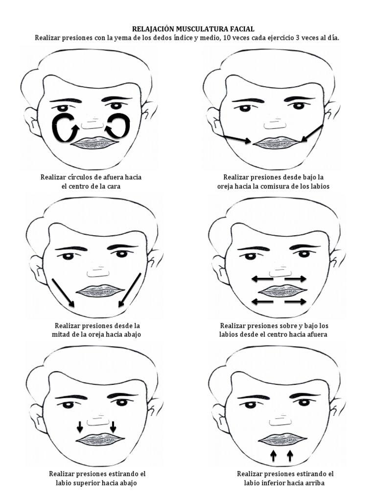 Ejercicios Relajación Orofacial | PDF