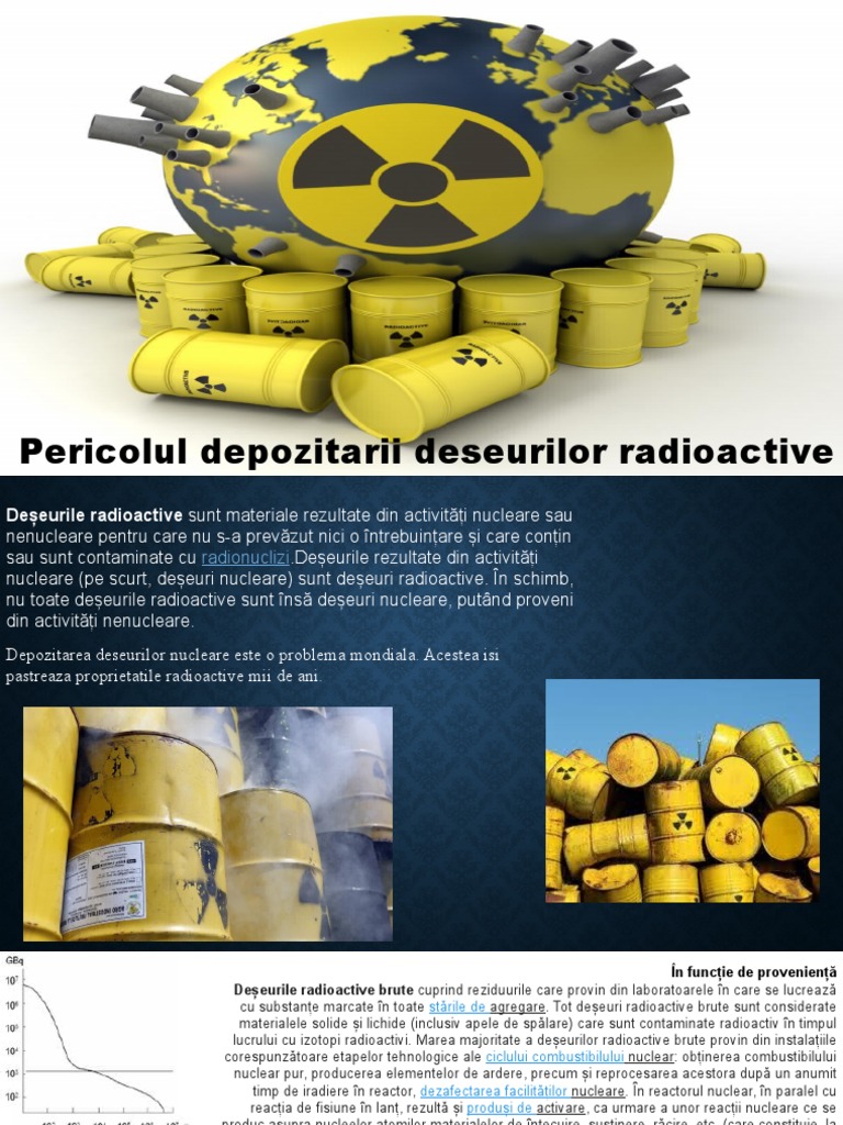 Pericolul Depozitarii Deseurilor Radioactive | PDF