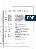 Les constructions verbales