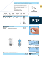 Regulador de Presion Con Factor de Presion Salida Ajustada