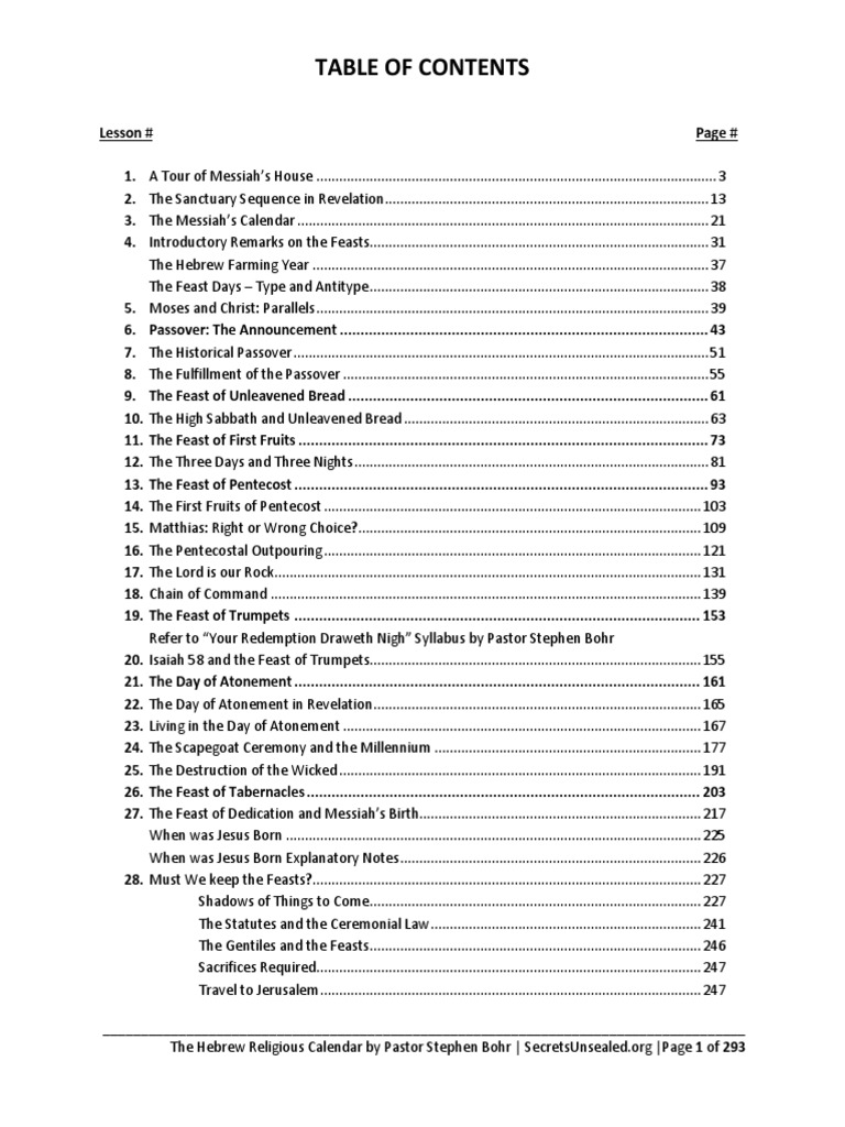 Anchor HebrewReligiousCalendar PDF | PDF | Repentance | Jesus