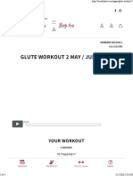 Glute Workout 2 May-June 2020