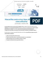 Mascarillas Contra Virus - Tipos, Eficacia Real y Cómo Utilizarlas - LISA Institute