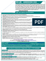 20191409admission2020 Advertisment PDF