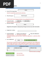 Step 1: Basic Information: Name of The Organization