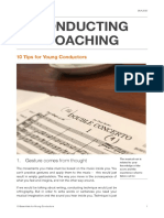 Conducting Coaching: 10 Tips For Young Conductors