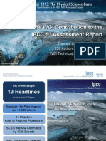 The WGI Contribution To The Ipcc 5 Assessment Report