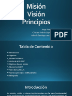 Exposición Misión, Visión y Principios UNIAJC