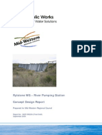Rylstone WS - River Pumping Station Concept Design Report: Prepared For Mid-Western Regional Council