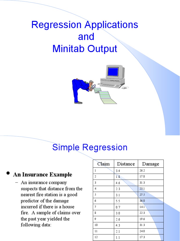 Interpreting Minitab Regression Output | PDF | Errors And Residuals ...