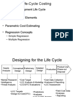 Regression and Life Cycle Costing