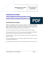 Manual Usuario Licencias Caza Pesca Castilla La Mancha