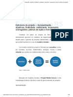 Estrutura do projeto – Apresentação, objetivos, finalidade, viabilidade, orçamento, cronograma, planos de ação e formatação.pdf