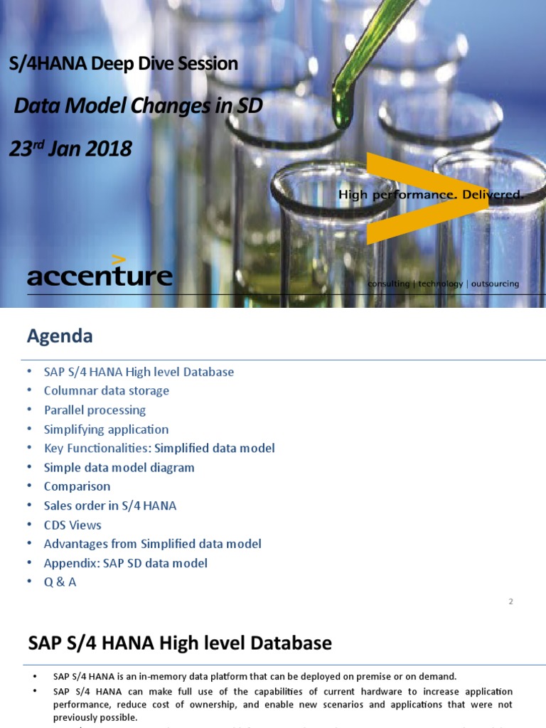 SAP SD Data Model Overview in S/4HANA | PDF | Parallel Computing ...