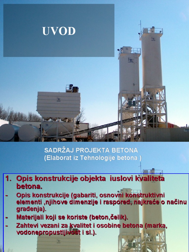 99999tbetona Projekat Betona | PDF