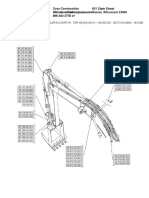 Diagrama de Cilindros Hidraulicos CX350DLC