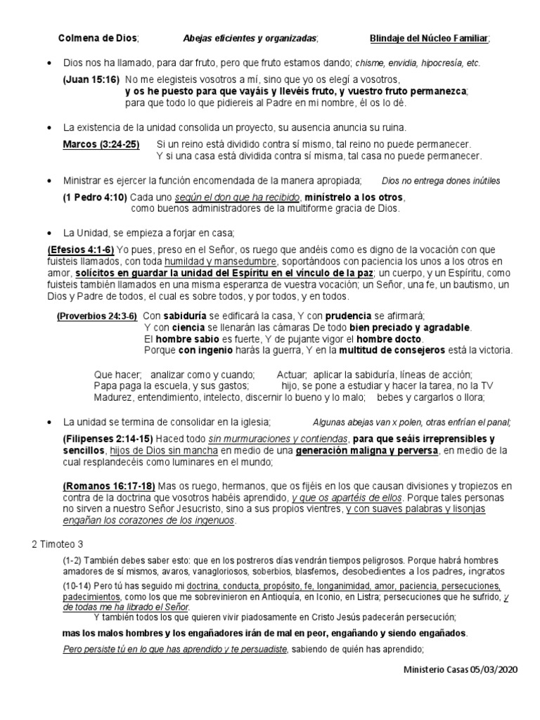 Unidad Familiar y Espiritual en Cristo | PDF | Comportamiento religioso ...