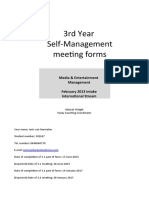 3rd year Self-management form - Feb 13 INT