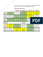 Horario 3°1