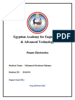 Egyption Academy For Engineering & Advanced Technology: Power Electronics