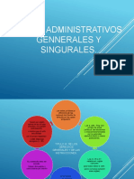 Actos Administrativos Gennerales y Singurales