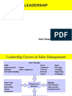 Leadership: Sales Management