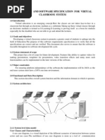 Download System and Software Specification of Virtual Classroom System by senthilnathans SN46313212 doc pdf