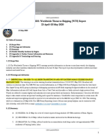 U.S. Navy Office of Naval Intelligence Worldwide Threat To Shipping (WTS) For 23 April - 20 May 2020