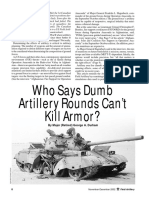 Who Says Dumb Artillery Rounds Can't Kill Armor?: by Major (Retired) George A. Durham