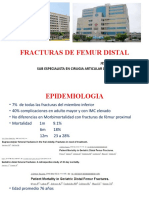 Fracturas de fémur distal: epidemiología, clasificaciones, métodos de fijación y casos clínicos