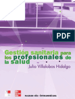 Julio Villalobos Hidalgo - Gestión Sanitaria para Los Profesionales de La salud-McGRAW-HILL - INTERAMERICANA DE ESPAÑA, S. A. U PDF