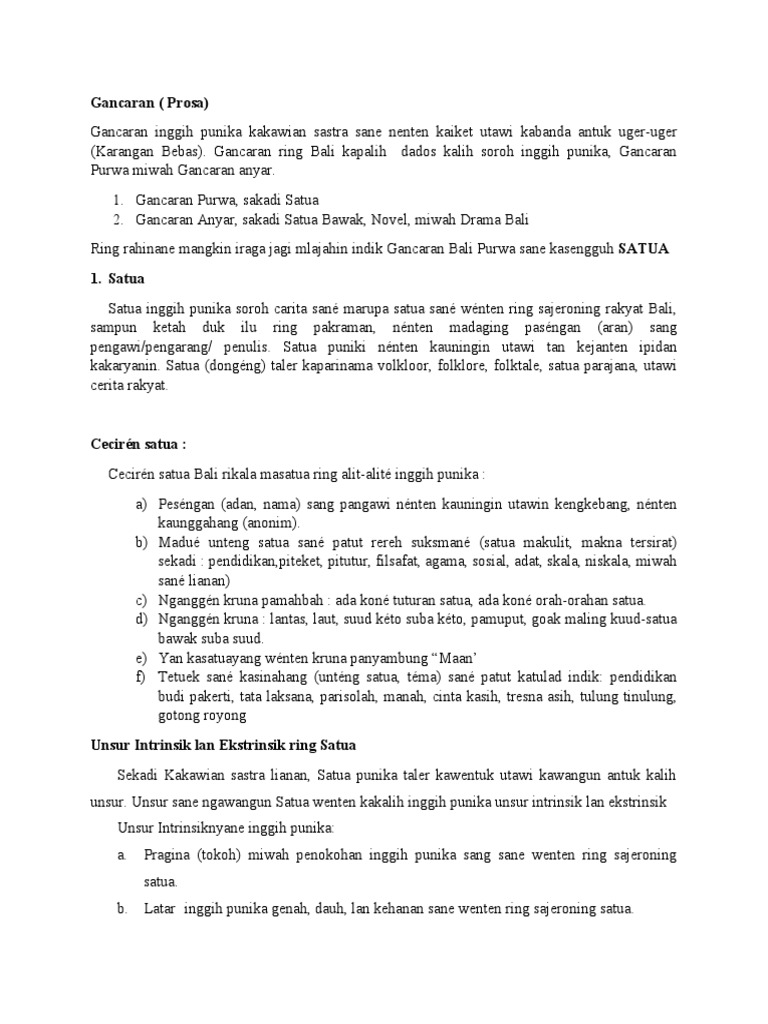 Gancaran Bali Modern