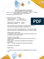 Sustentación teórica del problema