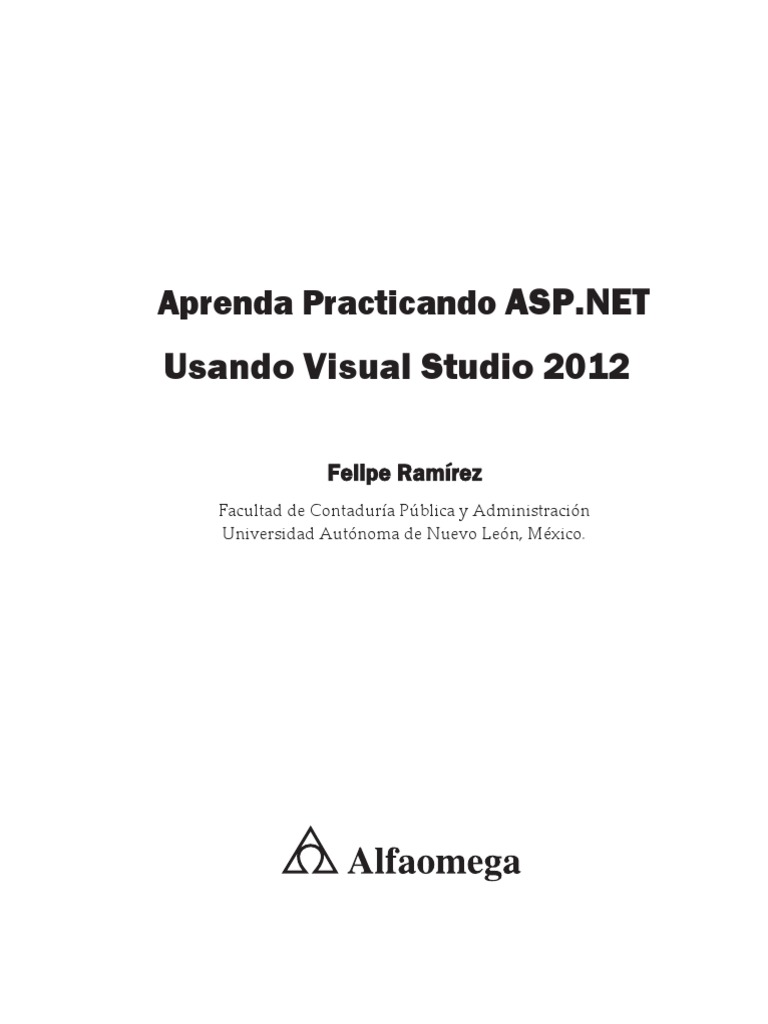 Aprenda Practicando ASP - Net Usando Visual Studio 2012 - Nodrm | PDF ...
