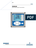 1056 Hart Addendum: For Use With 1056 Units Installed With HART Digital Communications