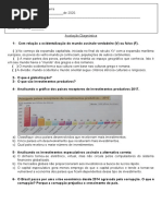 Avaliação Diagnóstica - EAJA 8º Ano GEOGRAFIA