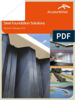 Arcelormittal - Catalogo General de Tablestacas 2019 PDF
